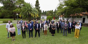 El presidente Alberto Fernández se reunió con el Consejo Federal de Educación antes de la vuelta a clases. (Presidencia)