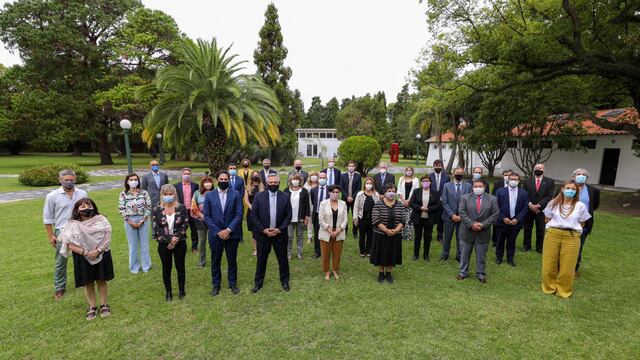 El presidente Alberto Fernández se reunió con el Consejo Federal de Educación antes de la vuelta a clases. (Presidencia)