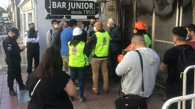 Defensa Civil confirmó que no hay riesgo de derrumbe en el edificio de Mitre al 800. (@radio2rosario)