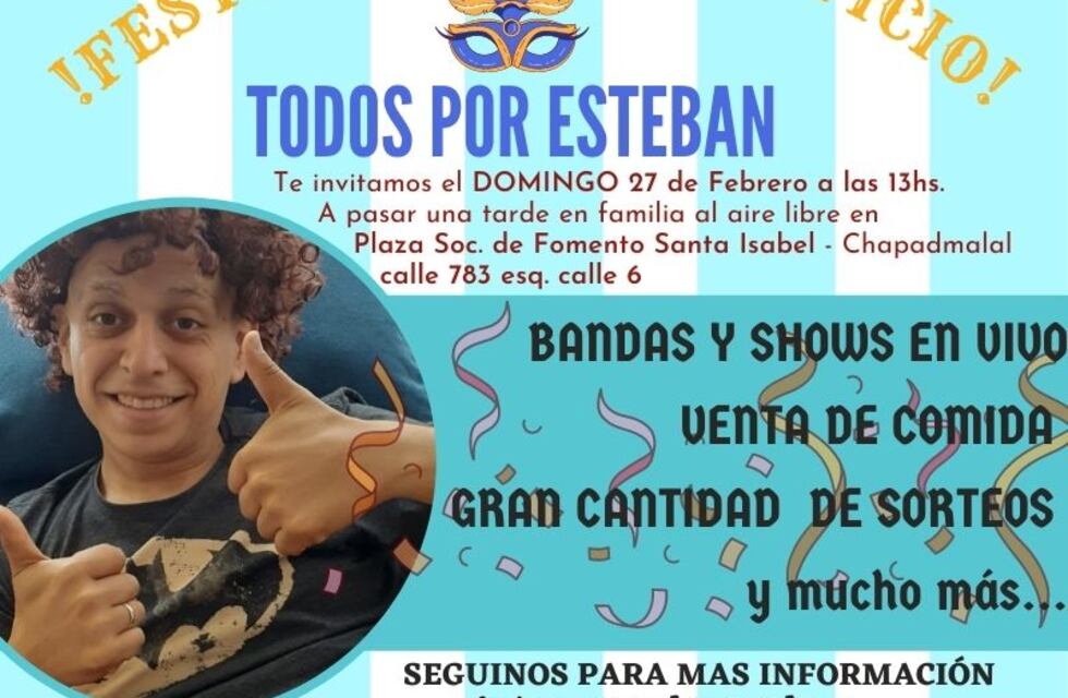 Todos por Esteban: tiene 32 años y necesita un trasplante de fémur urgente
