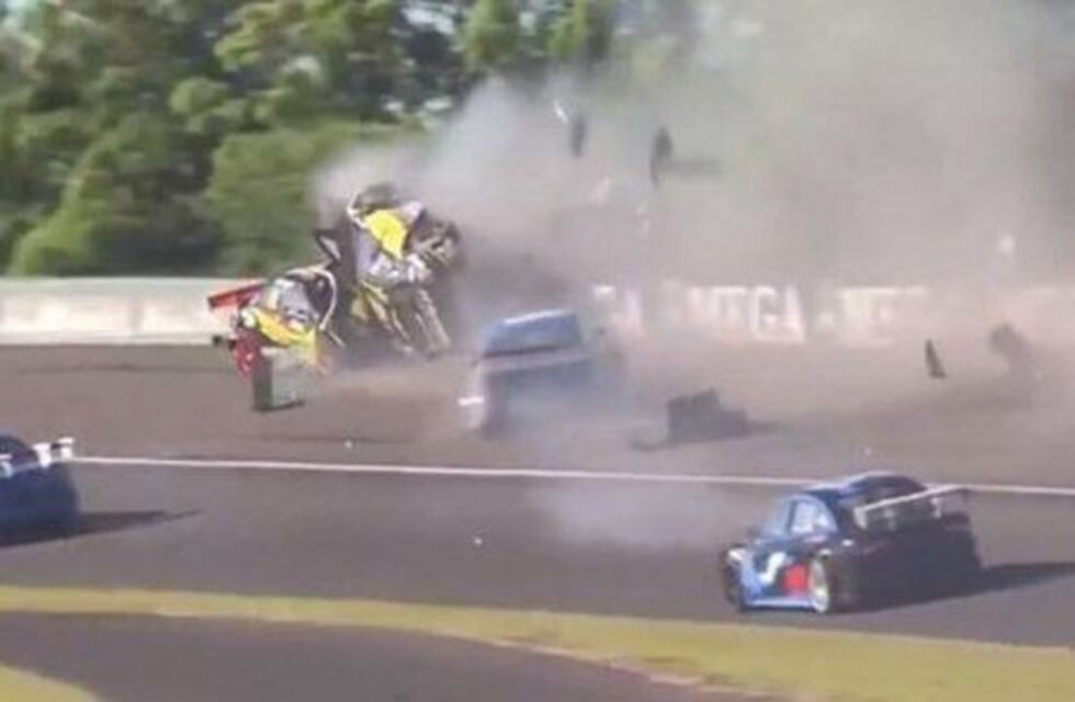 La grabación del accidente que protagonizó “El Dipy” en el Top Race desde adentro del auto