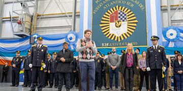 Acto por el 138º aniversario de la Policía de Tierra del Fuego