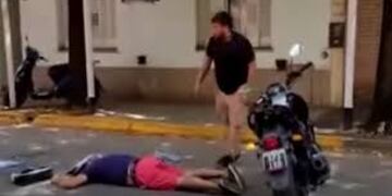 Brutal golpiza en Luján: Un hombre atacó a otro al grito de “cuatro palos me debe, la Justicia no sirve”