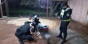 Recuperaron motocicleta sustraída en Oberá.