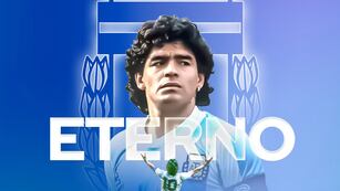 El posteo de la AFA recordando los 1.000 días sin Maradona. (Prensa AFA)