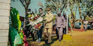 Acto conmemorativo por el 17 de Agosto en el barrio San Martín de Eldorado.
