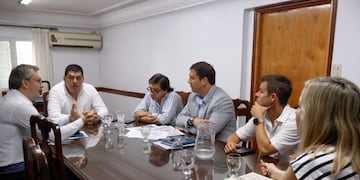 Marcelo Nazur y Pablo Díaz coordinan esfuerzos para evaluar obras de infraestructura vial con apoyo de la CAF.