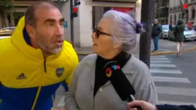Militante kirchnerista irrumpe en entrevista luego de los incidentes en Recoleta