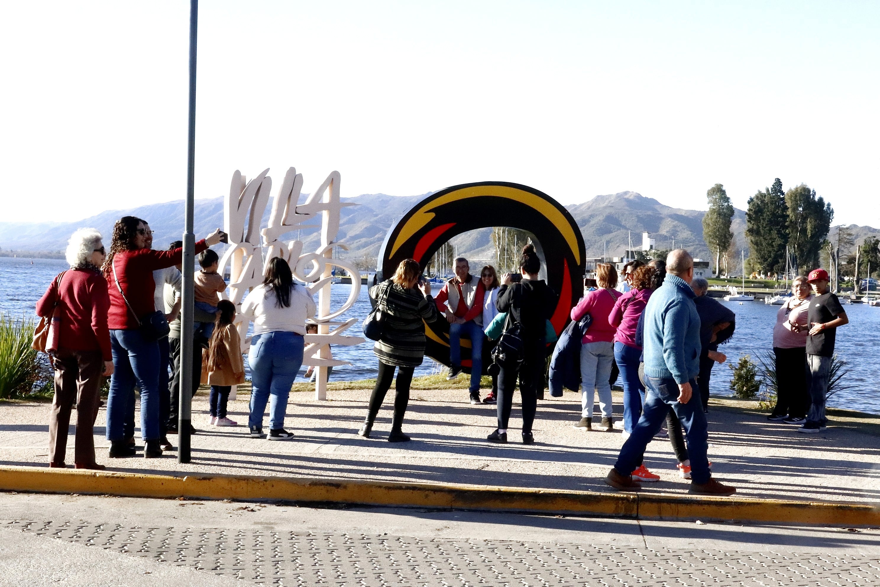 Turismo invernal en Villa Carlos Paz. (La Voz)