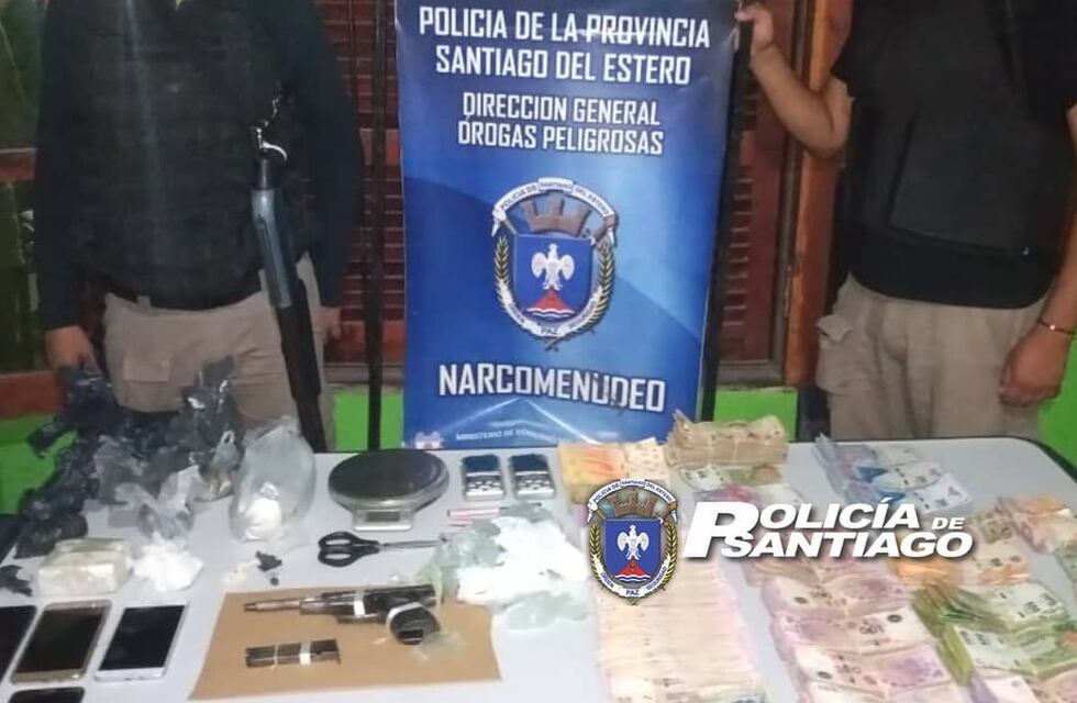 Detuvieron a una “familia narco” en la capital santiagueña