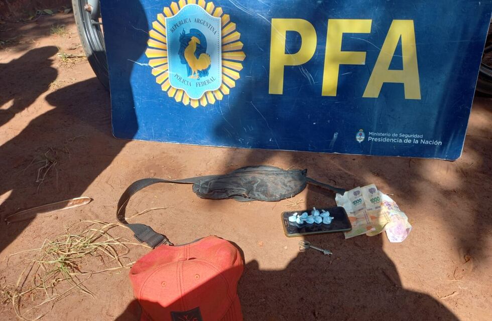 Hombre detenido acusado de comercializar cocaína en la vía pública en Puerto Iguazú