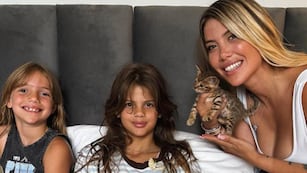 El polémico video de una de las hijas de Wanda Nara en un cuatriciclo que causó indignación