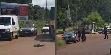 Colonia Victoria: detienen a un individuo que asesinó a un perro y luego intentó atacar a efectivos policiales con un machete.