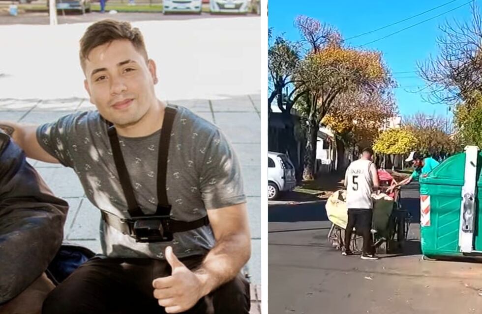 Un rosarino se grabó siendo cartonero por un día y mostró la dura realidad de los recolectores urbanos