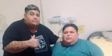 Ramiro Ledesma y Luis Zambrano están internados en Santa Cruz por obesidad y exigen camas ortopédicas.