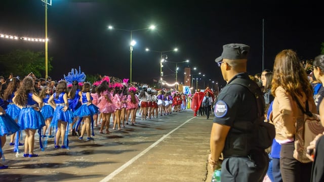 Despliegue de seguridad con más de 500 policías para la Estudiantina de Posadas.