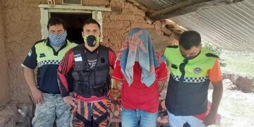 En helicóptero trasladaron a un hombre acusado de abuso sexual en zona de alta montaña