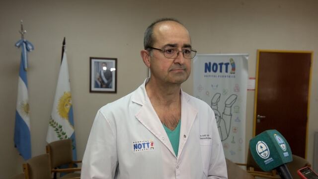 El doctor José Castro es el jefe del Servicio de Traumatología del Hospital Pediátrico Humberto Notti. Gentileza