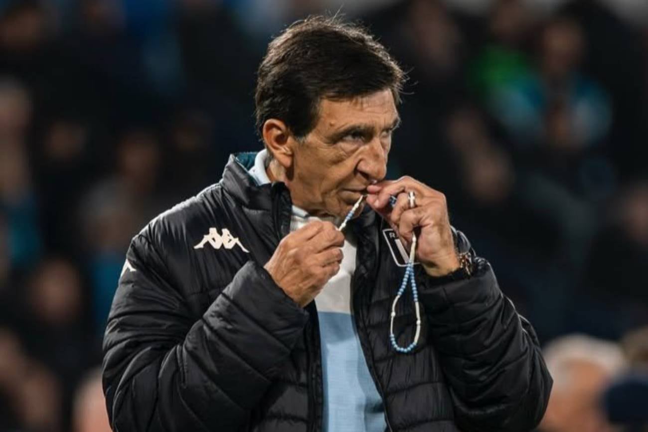 Gustavo Costas, DT de Racing Club de Avellaneda. (Crédito: X/@RacingRadioClub)