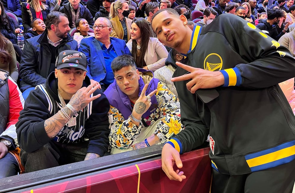 Duki estuvo en el evento de NBA All Stars y visitó el Rock and Roll Hall of Fame