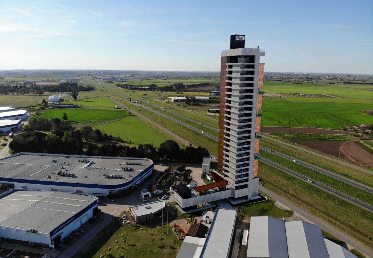 La torre DM11 con la que Ángel Di María incursionará en el mercado inmobiliario.