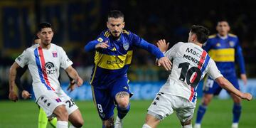 Boca y Tigre, por el duelo de la tercera fecha de la Copa de la Liga, en La Bombonera. (Fotobaires)