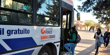 Desde la Municipalidad de San Luis comenzaron a notificar a los que les aprobaron la solicitud para el boleto estudiantil gratuito. Gentileza