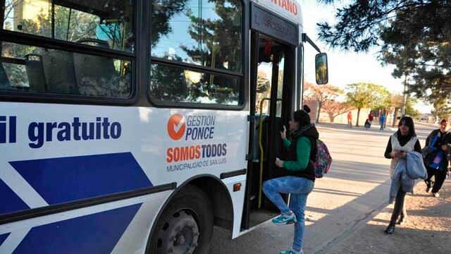 Desde la Municipalidad de San Luis comenzaron a notificar a los que les aprobaron la solicitud para el boleto estudiantil gratuito. Gentileza