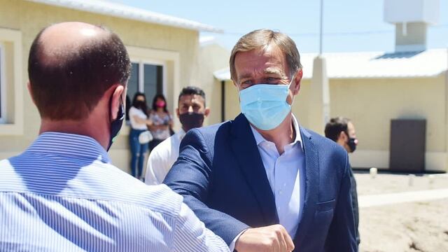 El IPV inauguró casas en Tupungato. El acto contó con la presencia del Gobernador de la provincia y el intendente Gustavo Soto.