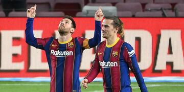 Dos goles de Messi y triunfo del Barcelona 5-1