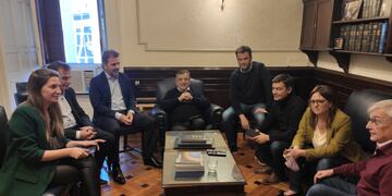La mesa del interbloque Juntos por el Cambio exigió volver a la presencialidad plena. (Foto Prensa UCR)