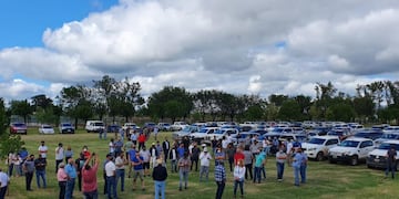 Entre los presentes, estuvieron delegados de varias sociedades rurales.