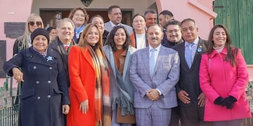 Legisladores nacionales de Unión por la Patria (UxP) estuvieron en La Rioja, en apoyo al gobernador Ricardo Quintela.