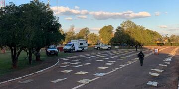 Los sospechosos lograron huir.