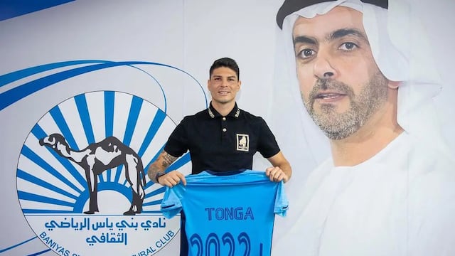 Gastón Suárez, el exBelgrano anfitrión en Emiratos Árabes de la Selección argentina.