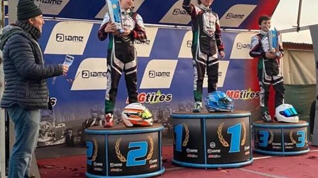 Fausto Arnaudo piloto de Karting de Arroyito