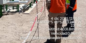 La inspección fue realizada por equipos del Departamento de Evaluación de Programas Especiales y del Departamento de Cierre de Minas.