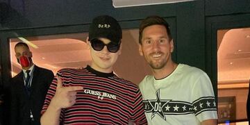 El artista argentino ya había compartido imágenes del cruce con la "Pulga" en el Parque de los Príncipes.