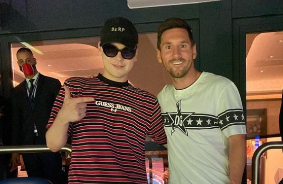 Ángel Di María se sumó a la reunión cumbre de Lionel Messi y Bizarrap en París