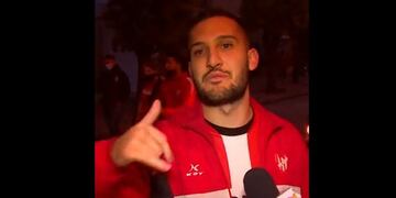 El cordobés aprovechó las cámaras para despedirse de su amigo pirata.