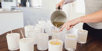 Velas con aceite usado (Foto: Getty)