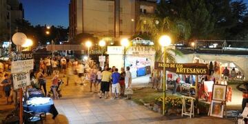 Paseo de los Artesanos en Villa Carlos Paz.