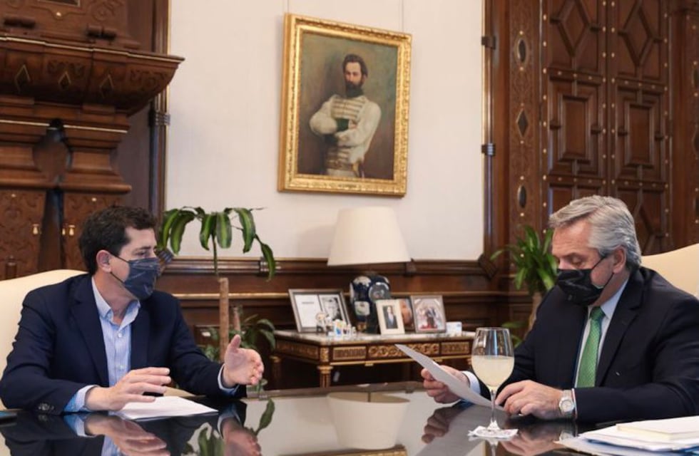 Alberto Fernández estuvo a solas con Wado de Pedro después de la crisis