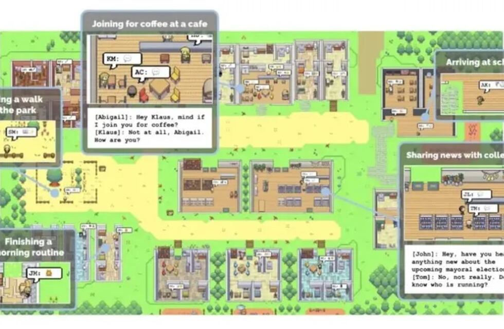 Se comportan como humanos y hasta votan: así es la villa que creó Google donde conviven Inteligencias Artificiales