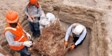 Se descubrieron restos humanos con 800 años de antigüedad durante una excavación en Lima.