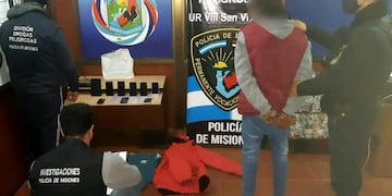 Joven terminó detenido por hallarse sospechoso de un robo cometido en San Vicente.