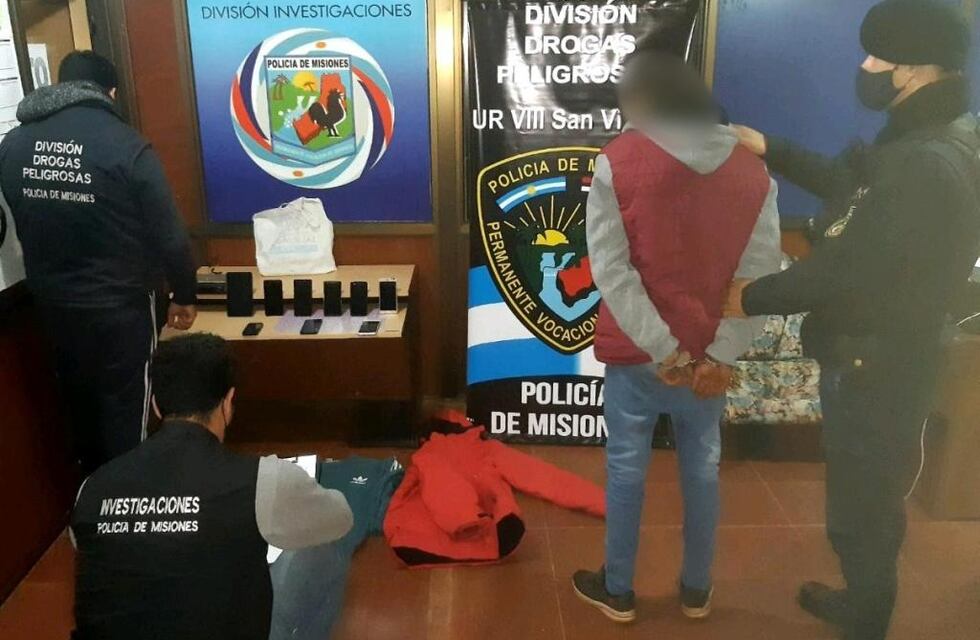 Joven terminó detenido por hallarse sospechoso de un robo cometido en San Vicente