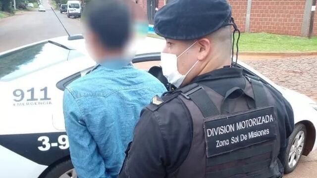 Acusado de robar a punta de cuchillo en Posadas fue detenido.
