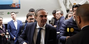 El jefe del bloque Hacemos Coalición Federal, Miguel Pichetto, al ingresar al Congreso. Foto: Federico López Claro/Clarín