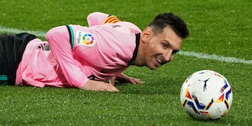 Leo marcó el último tanto de la victoria blaugrana el martes ante Valladolid. (César Manso / AFP)